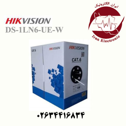 کابل شبکه Cat6 هایک ویژن مدل HikVision DS-1LN6-UE-W